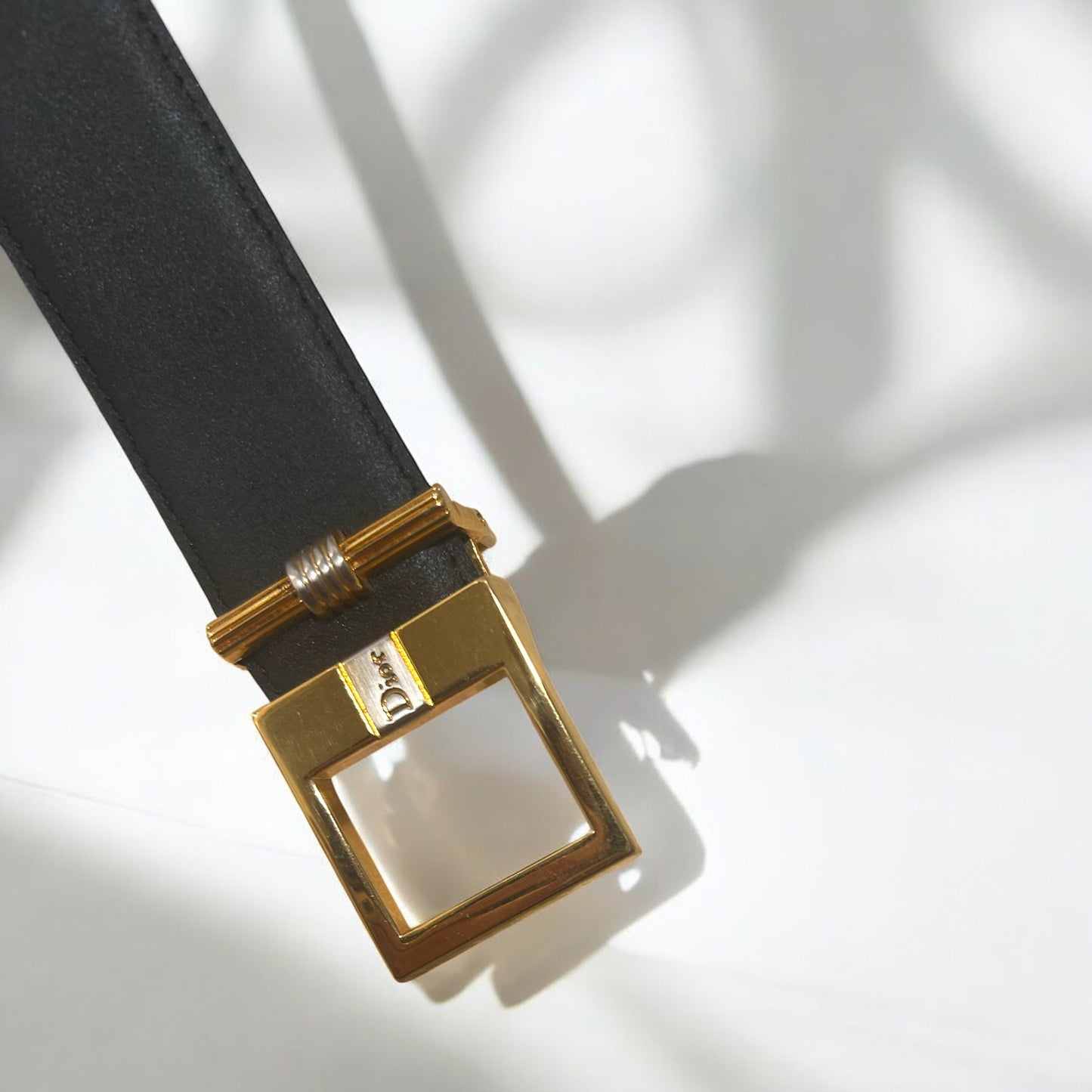 Vintage Dior Gold Buckle belt