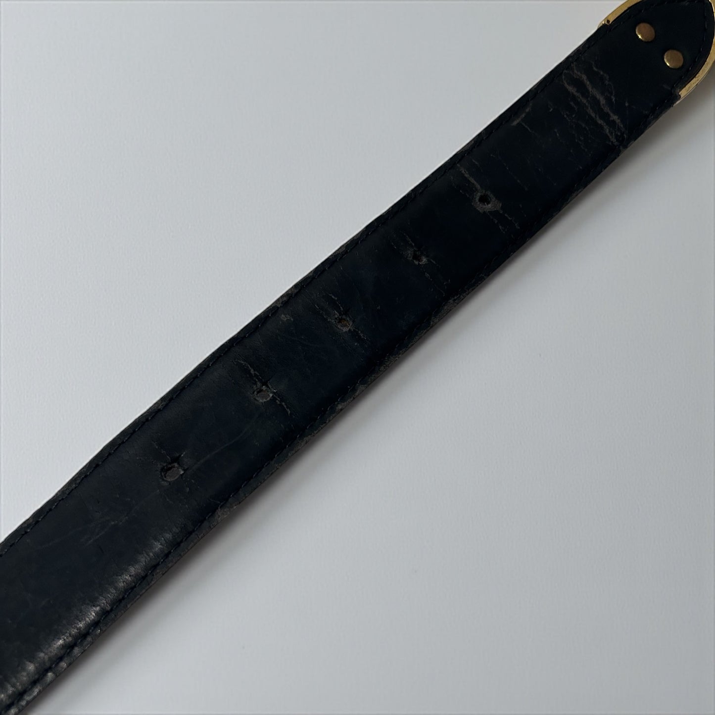 Vintage Moschino Leather Belt