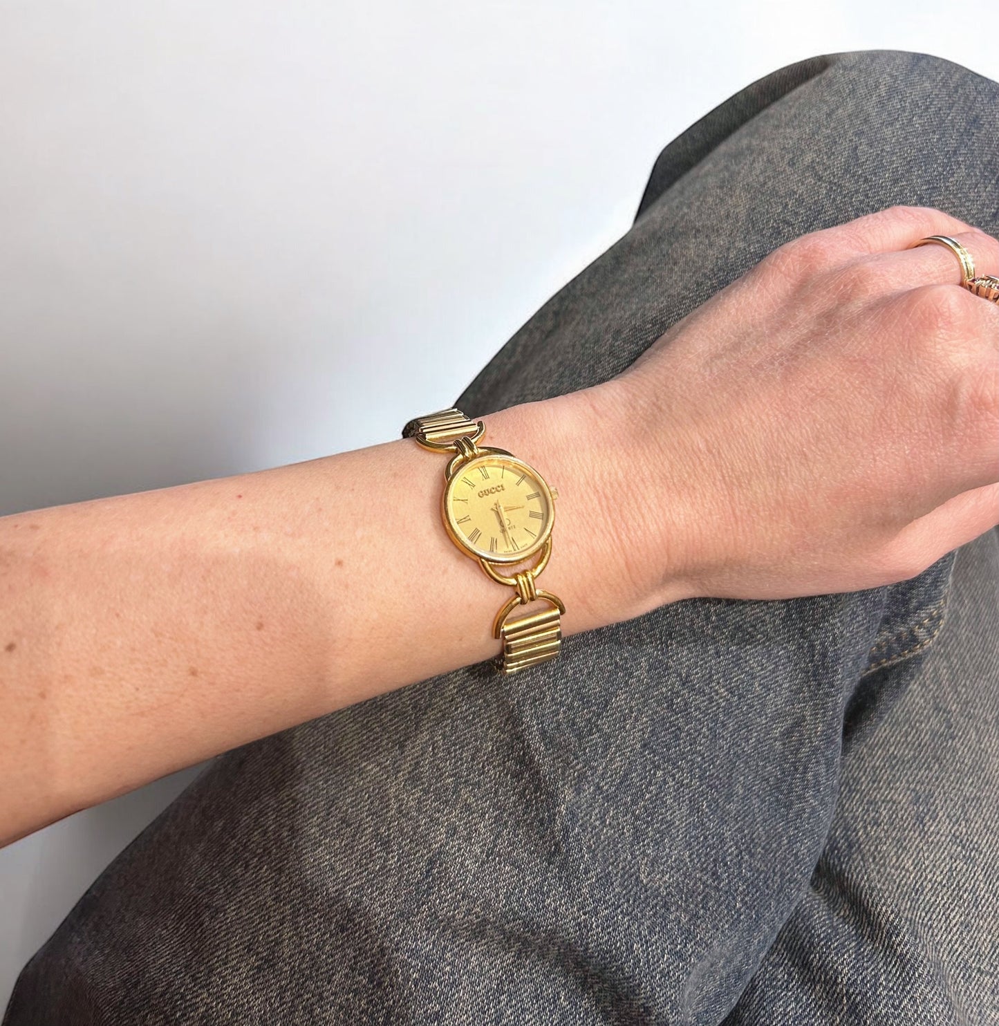 Vintage Gucci Two-Tone Quartz Watch