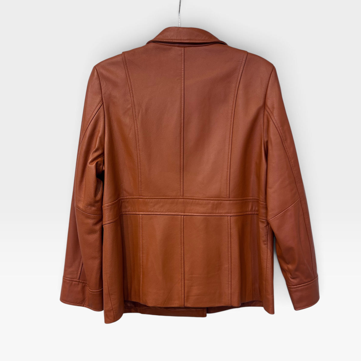 Vintage Leather Tailored Jacket |2000s