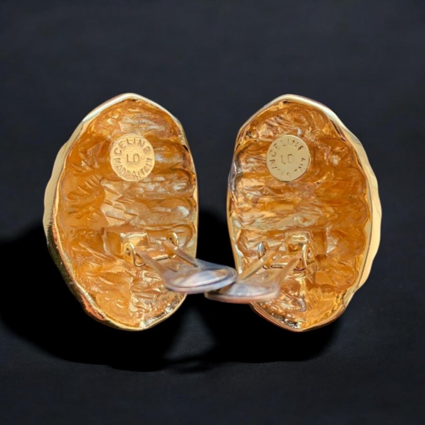 Vintage Celine statement earrings