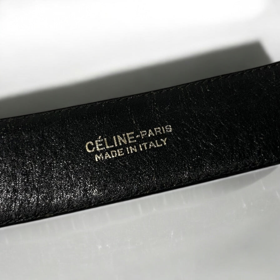 Vintage Celine Horse carriage belt