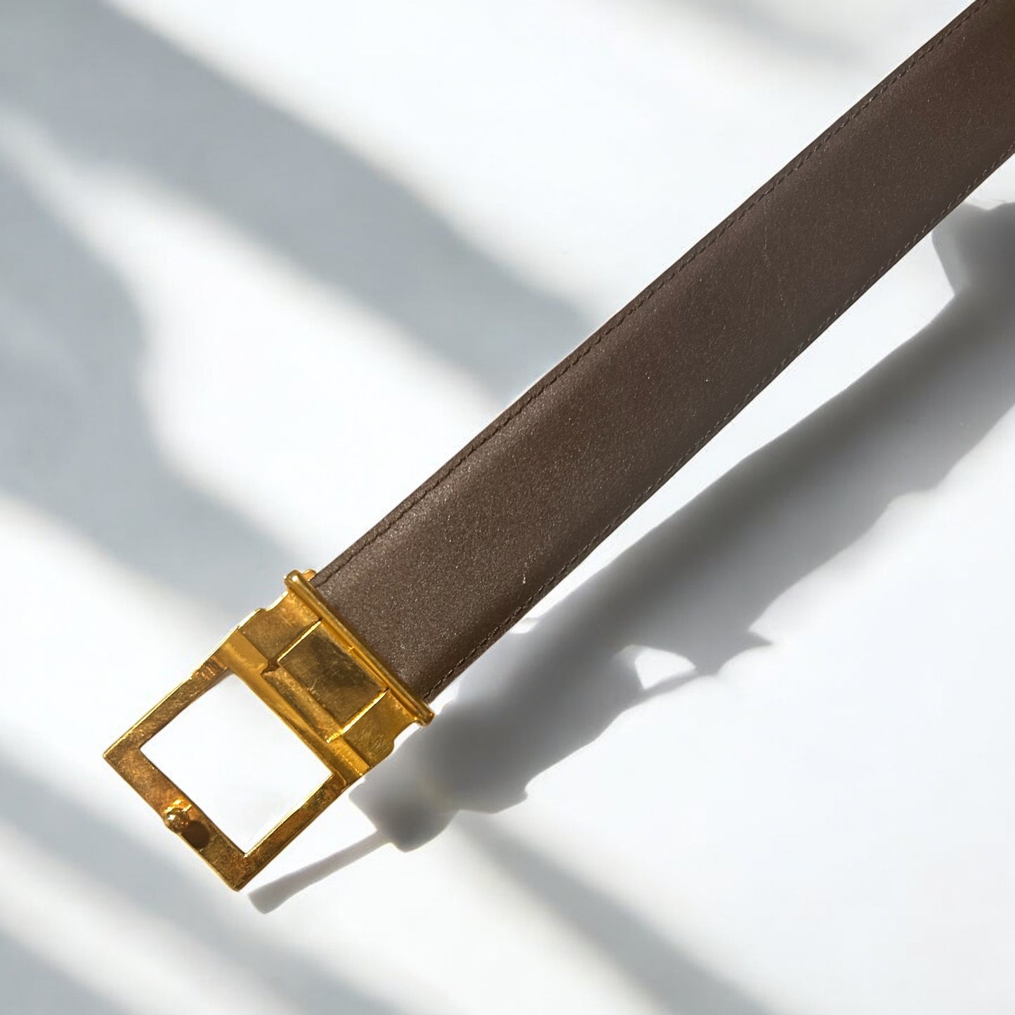 Vintage Dior Gold Buckle belt