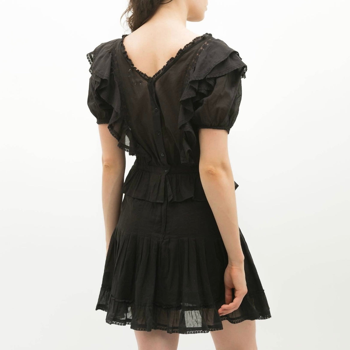 Isabel Marant Etoile Ruffle Mini Dress