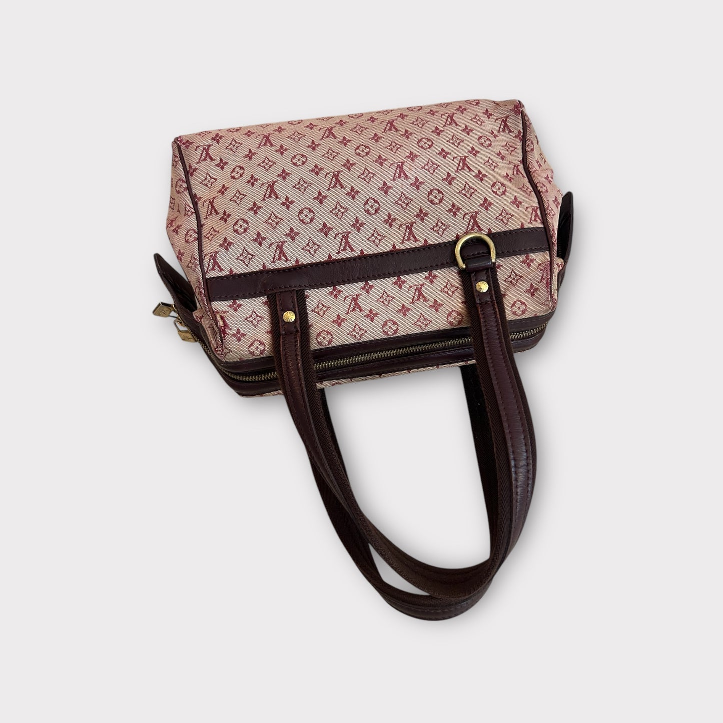 Louis Vuitton Monogram Mini Lin Josephine hand bag