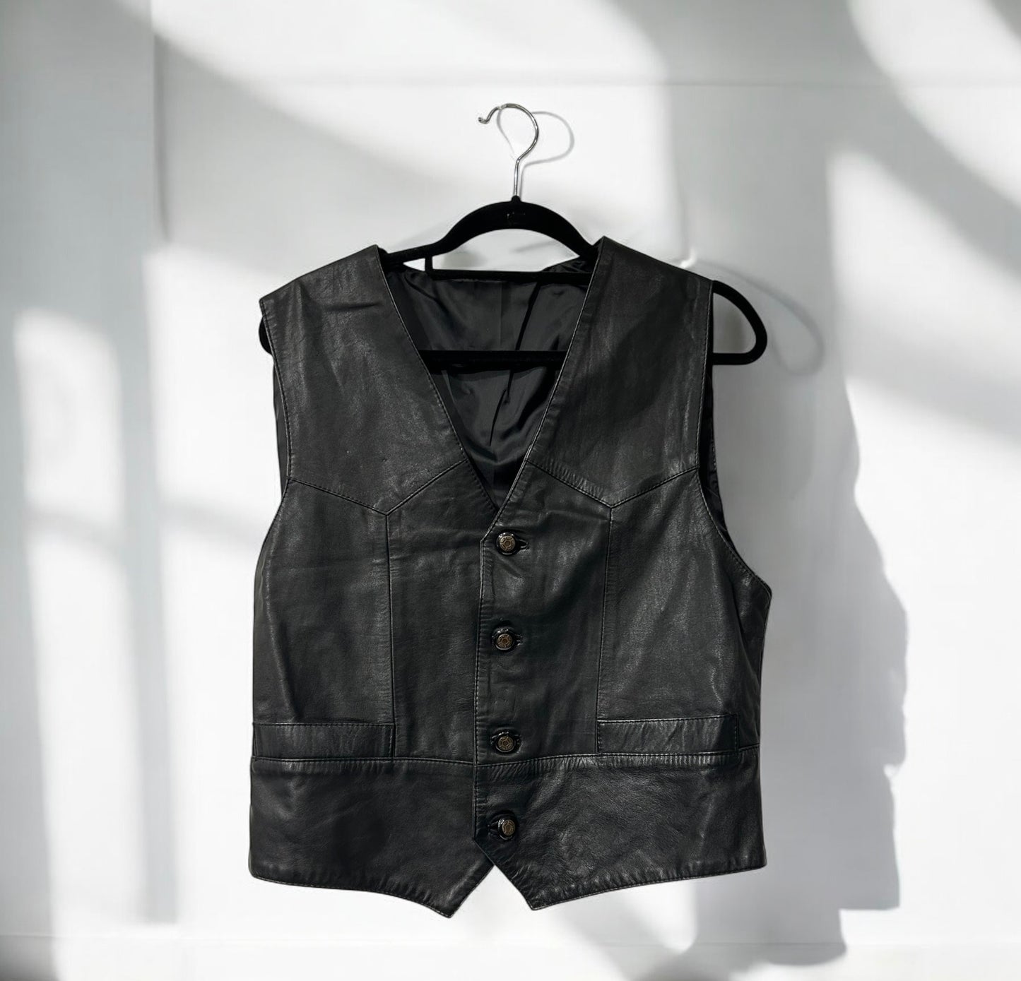 Vintage leather vest