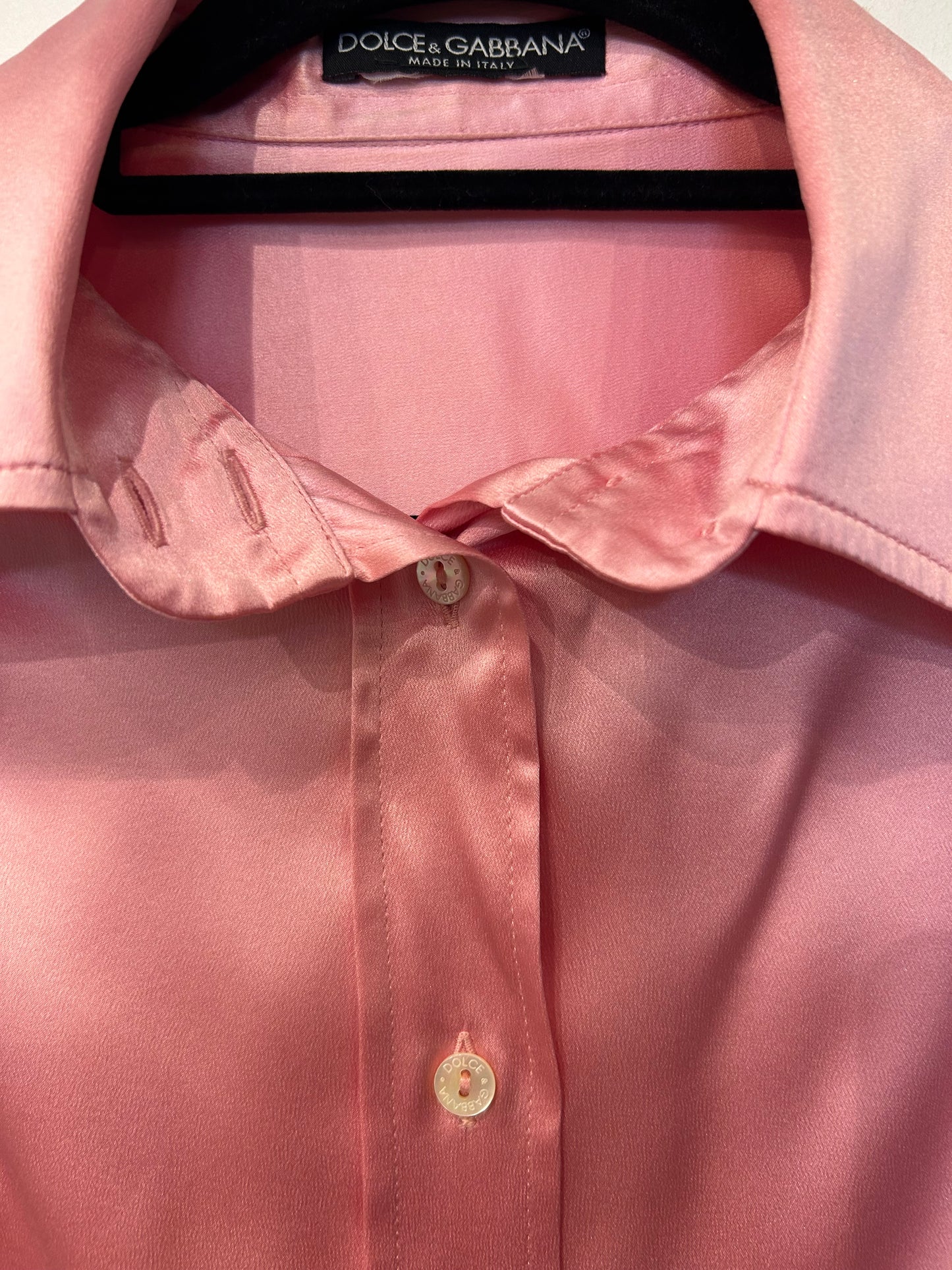 Vintage D&G silk button-up shirt