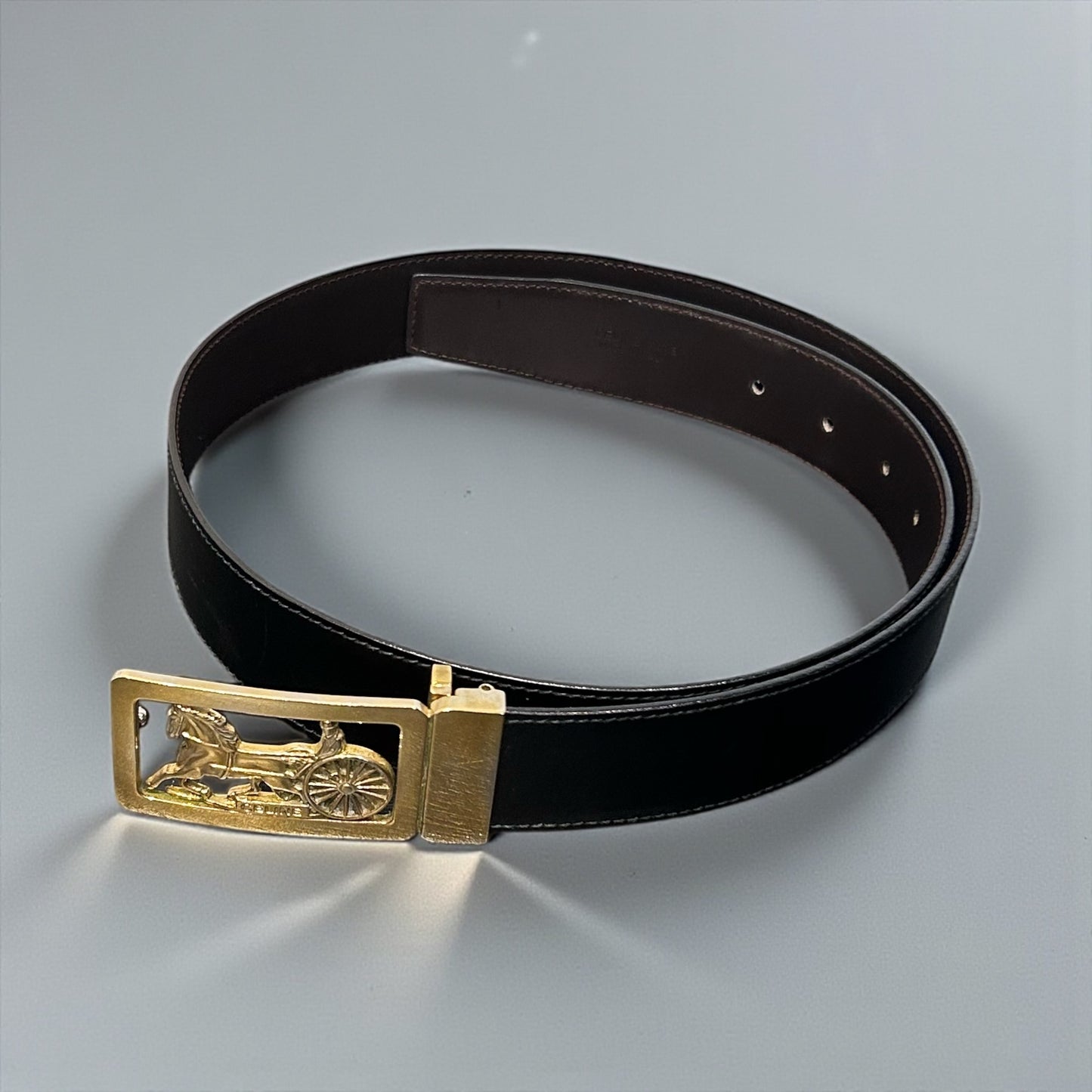 Vintage Celine Horse Carriage Belt