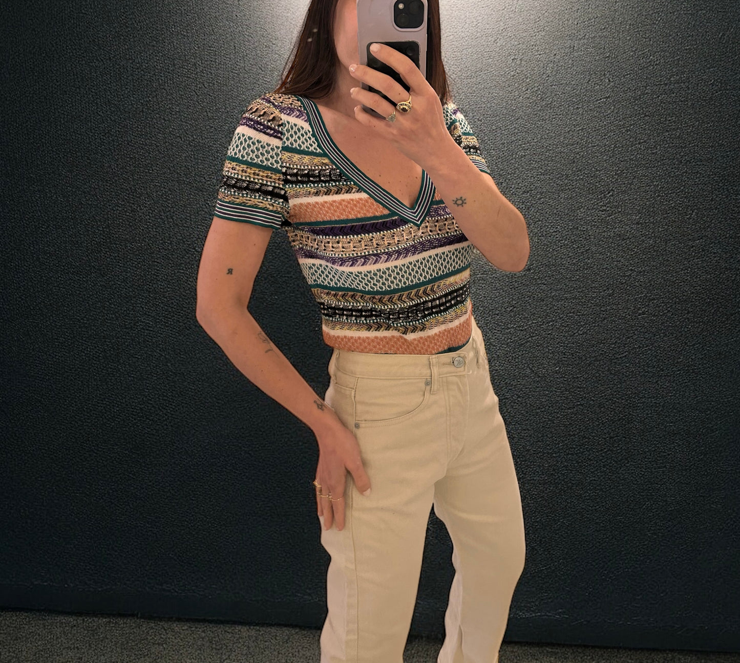 Missoni Multicolored knit top