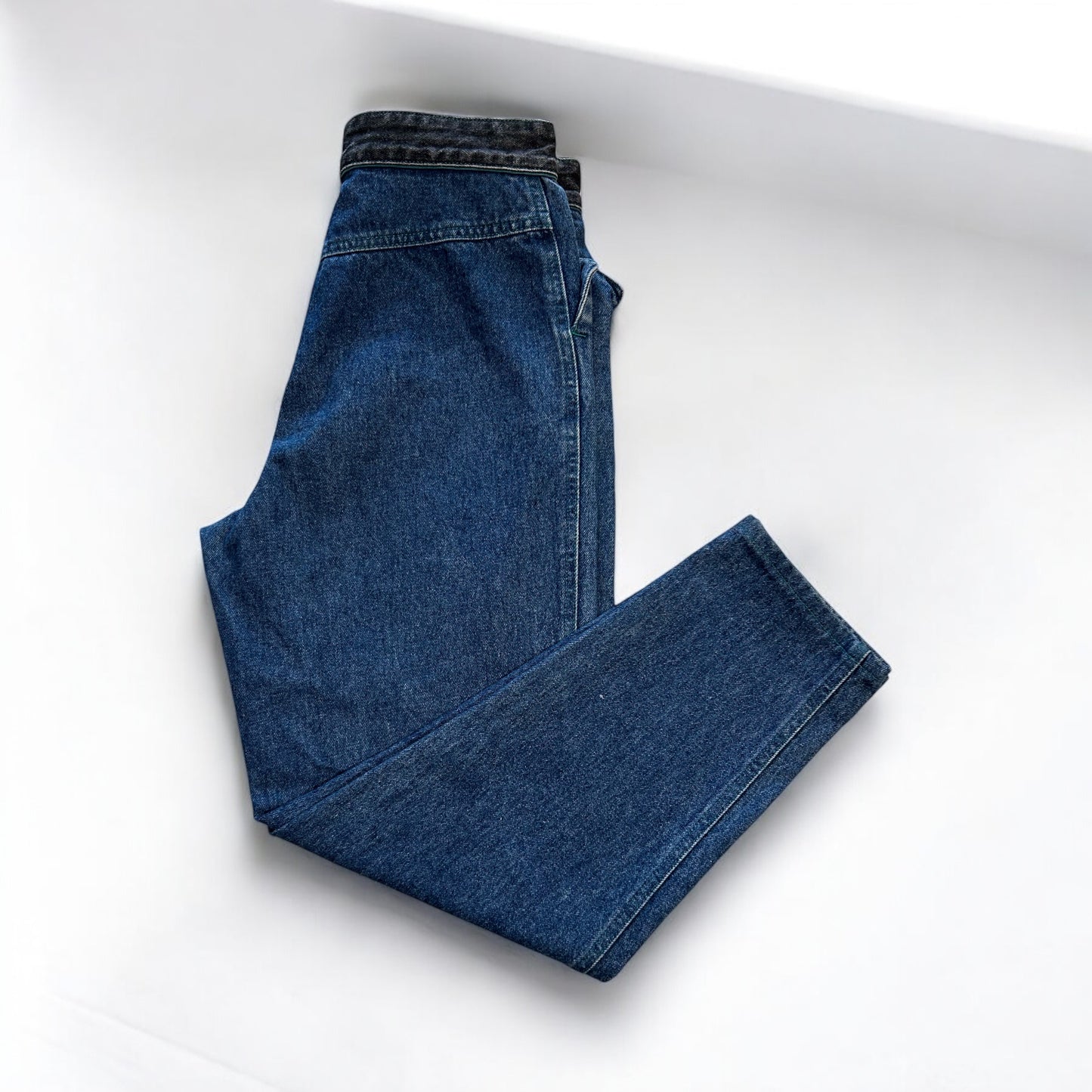 80’s high waisted embroidered jeans