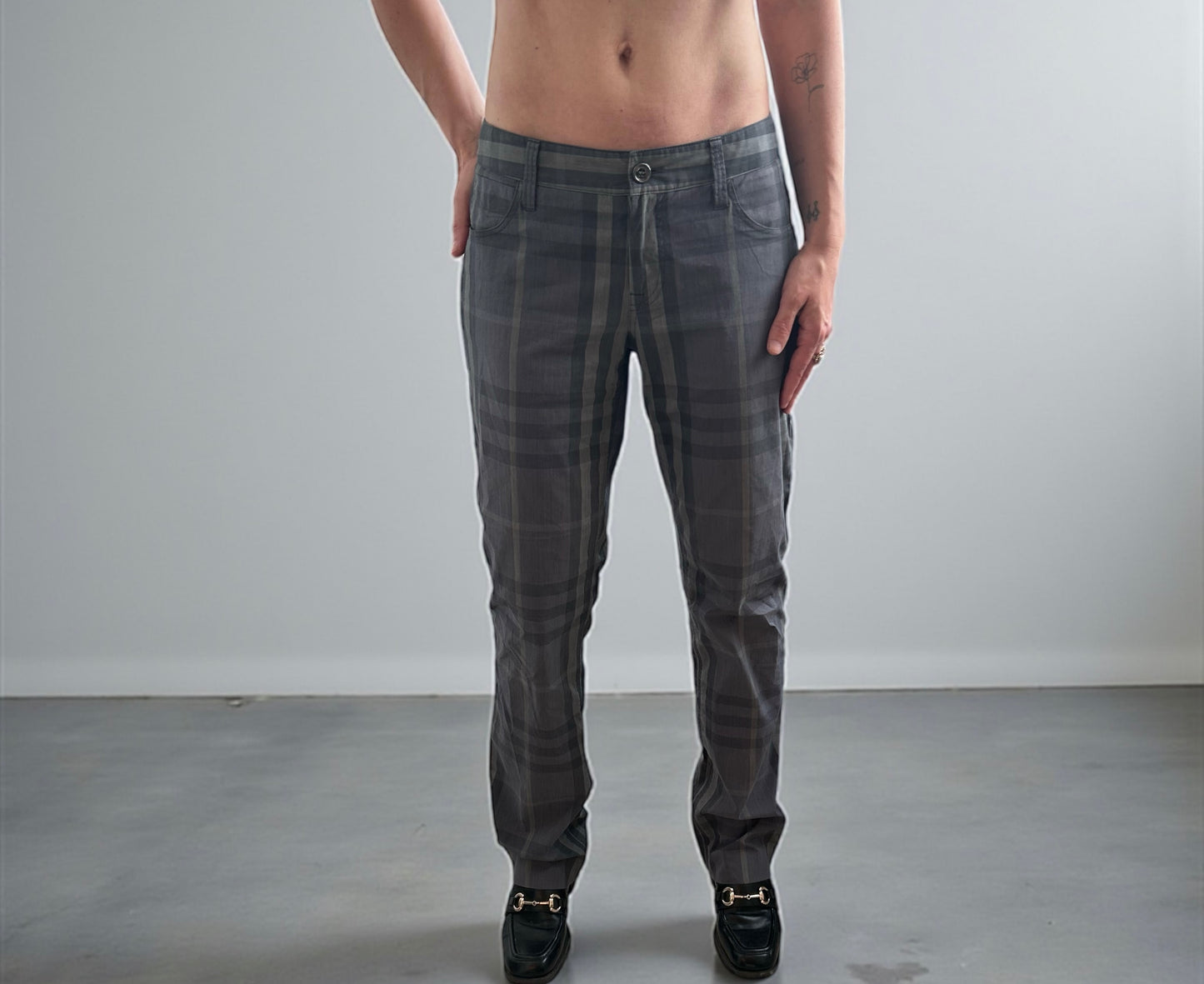 Y2K Burberry Plaid Pants