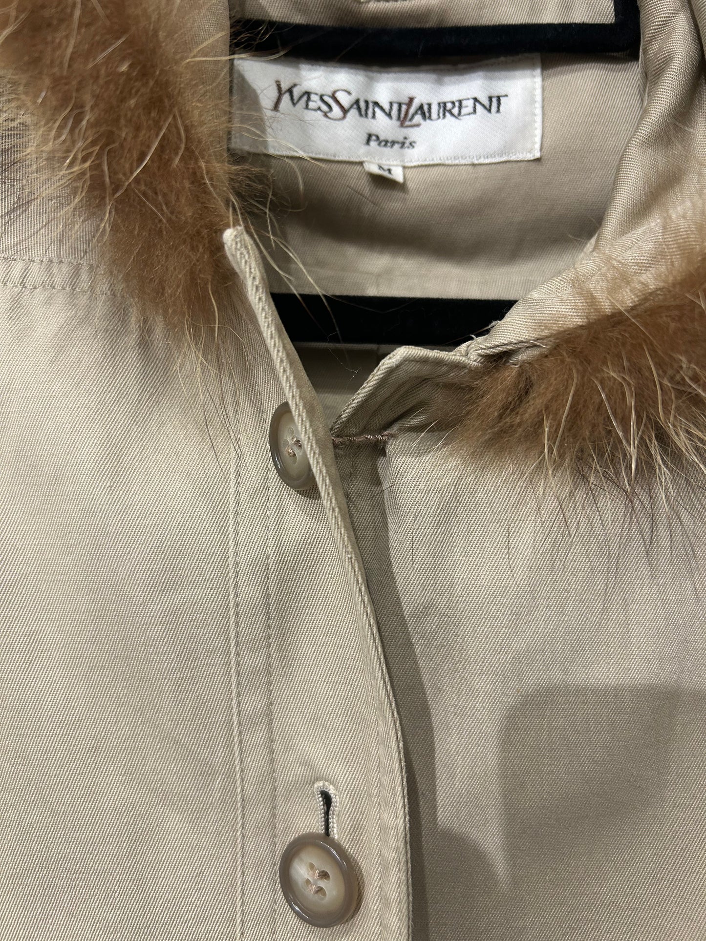 vintage YSL long jacket