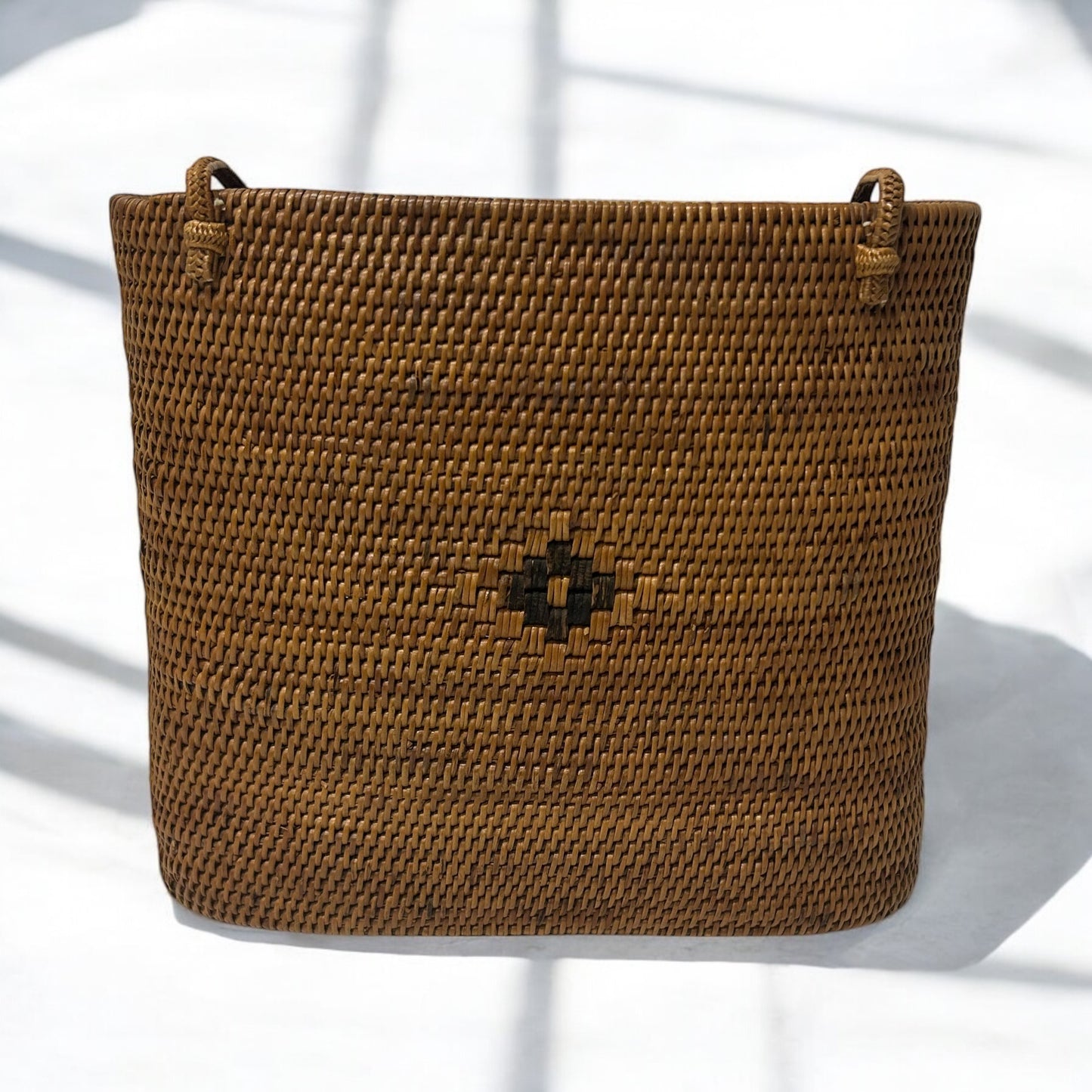 Vintage Woven basket bag