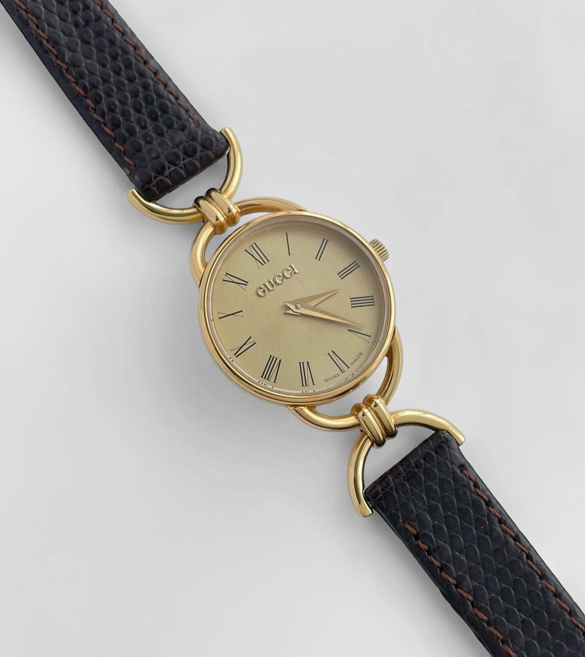 90’s Gucci Round Gold Watch
