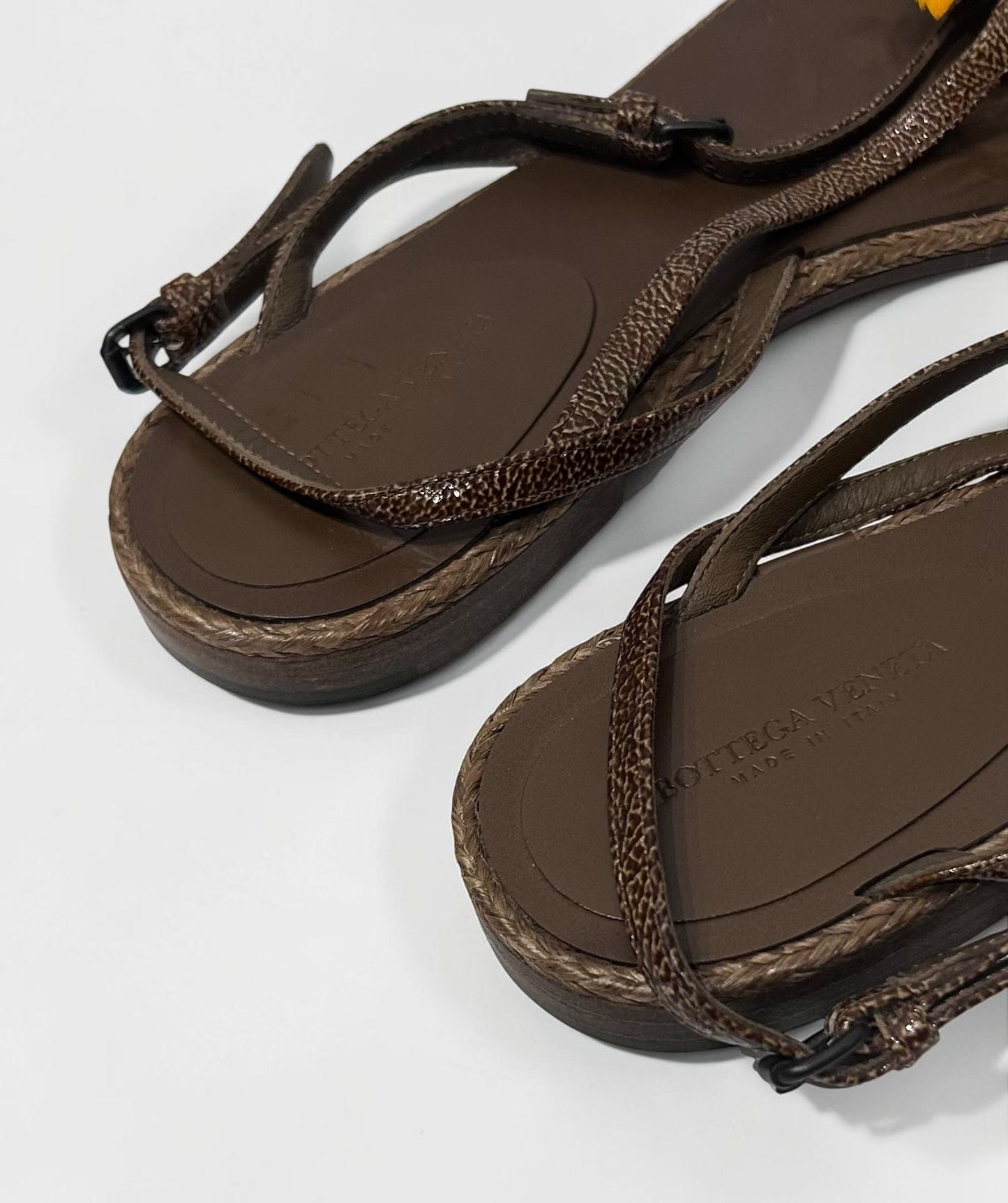 Bottega Veneta Yellow Flower Flat Sandals | 2010