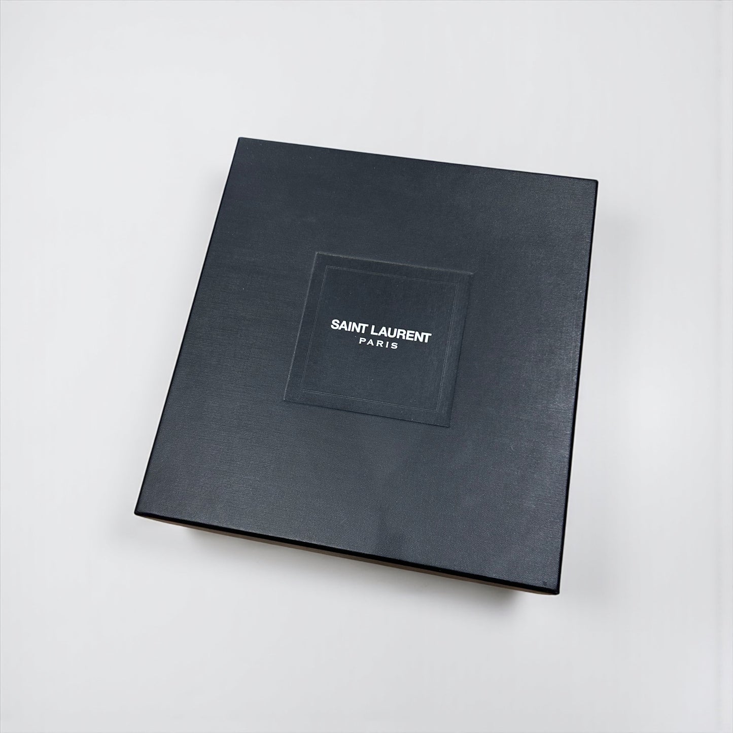 Saint Laurent Paris White Leather Double Buckle Ankle Boots