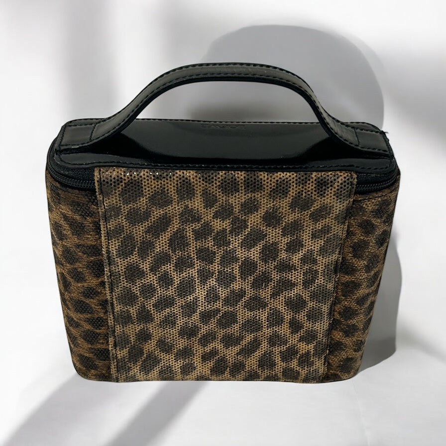 Vintage Loewe leopard hand bag