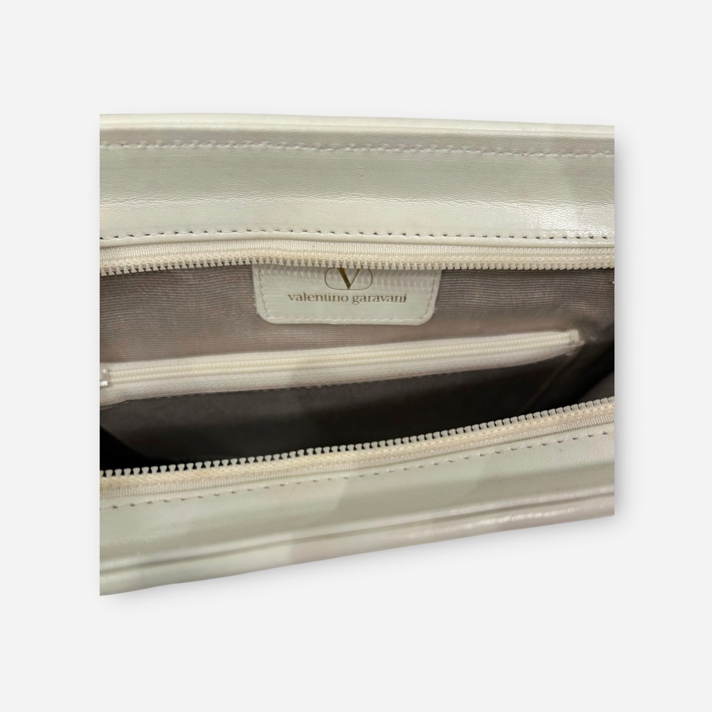 vintage Valentino leather clutch bag