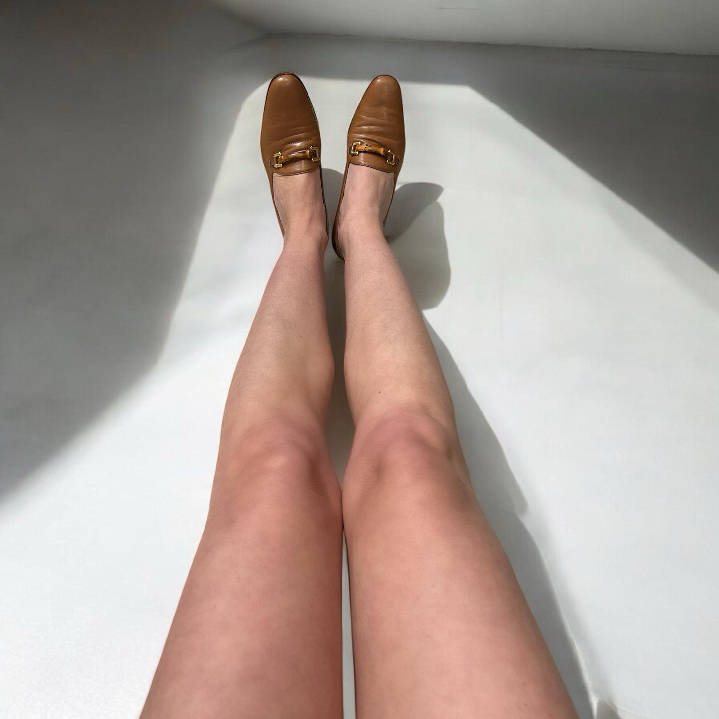 Vintage Gucci x Tom Ford leather bamboo loafers