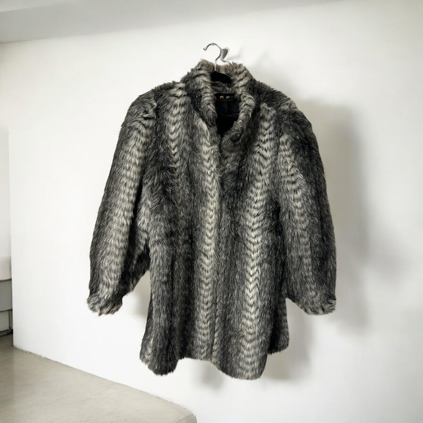 Vintage synthetic fur coat