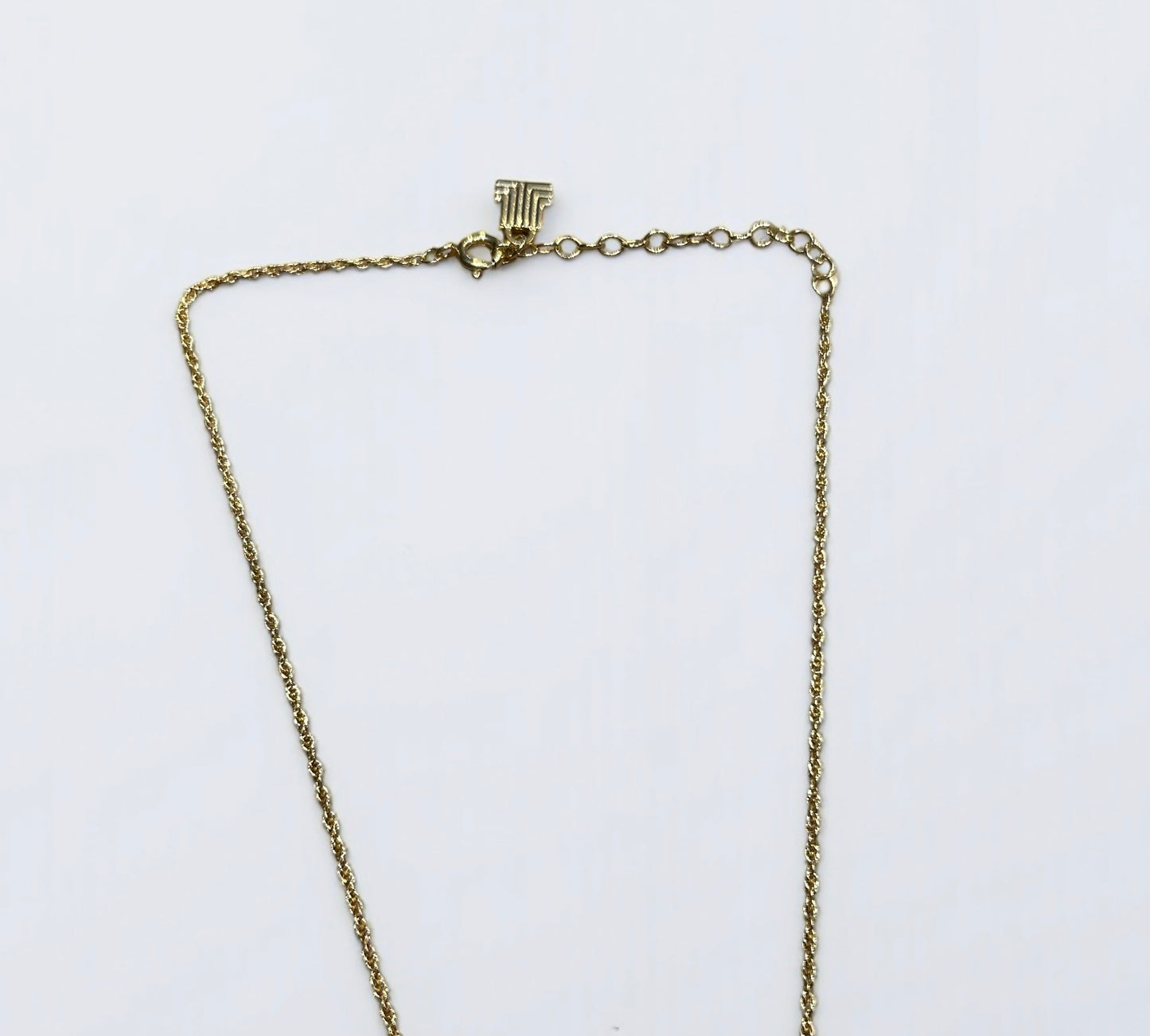 Lanvin Gold-Tone Pendant Necklace |Late 80s / Early 90s