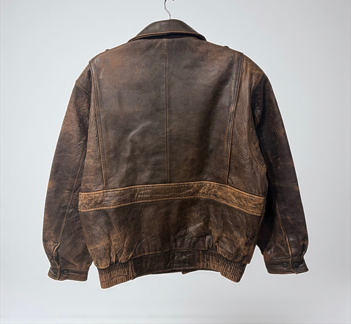 Rare Vintage Leather Jacket by Sub Urban French Mode