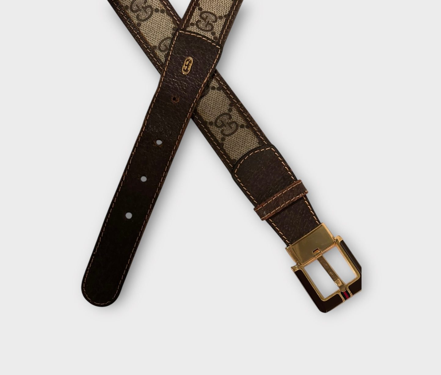 Vintage Gucci Monogram belt