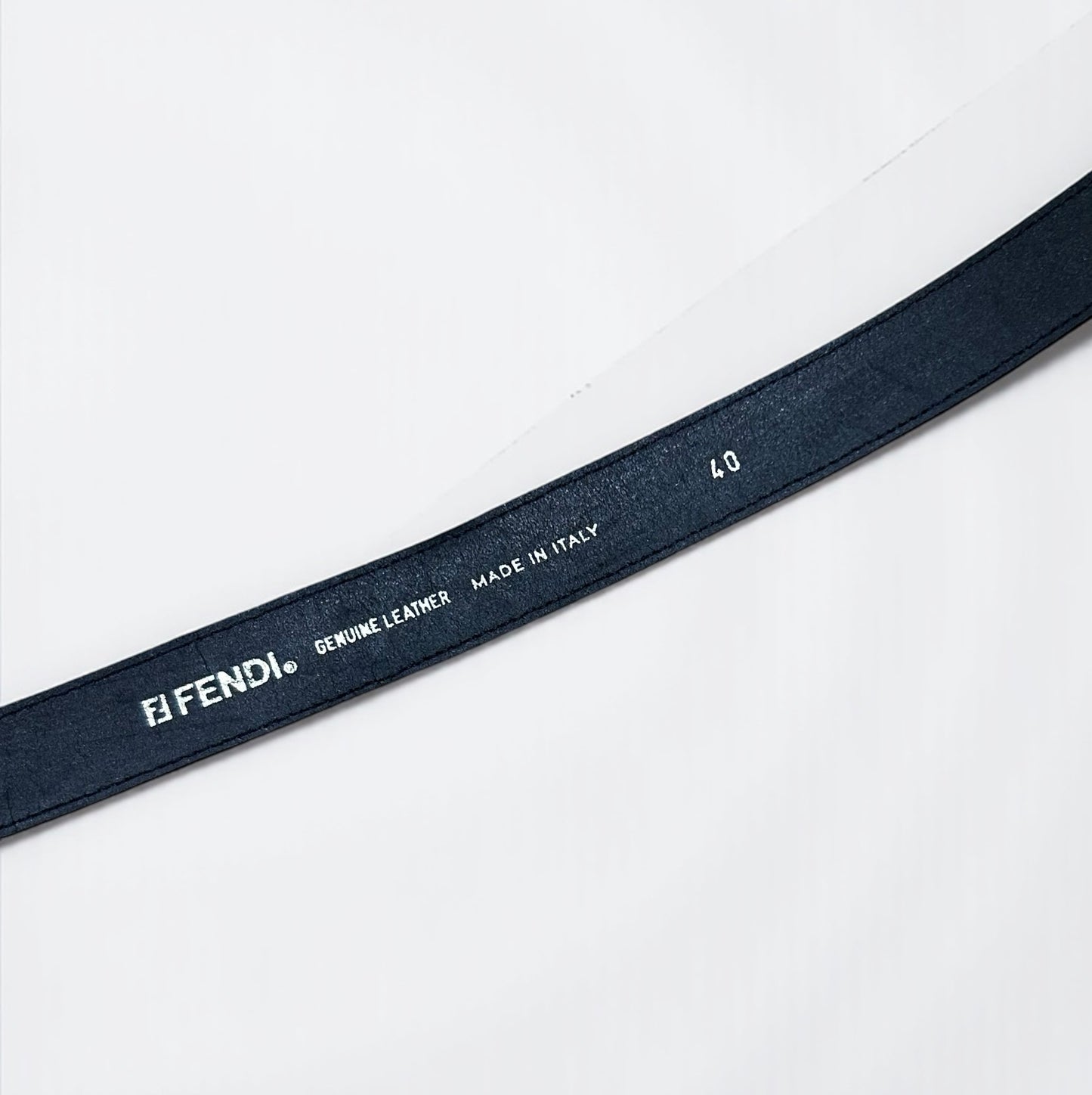 Vintage Fendi Black Patent Leather Belt | Late 90’s