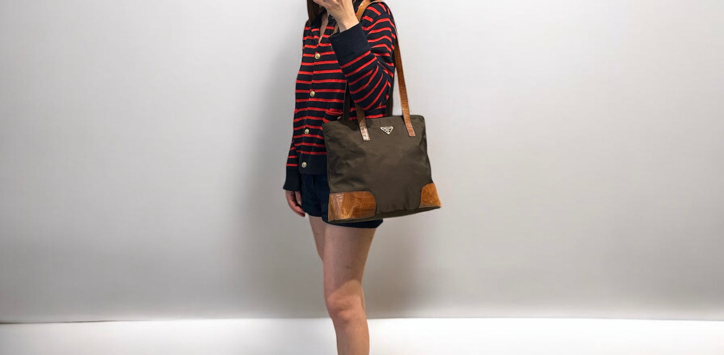 Vintage Prada Tessuto Shoulder bag