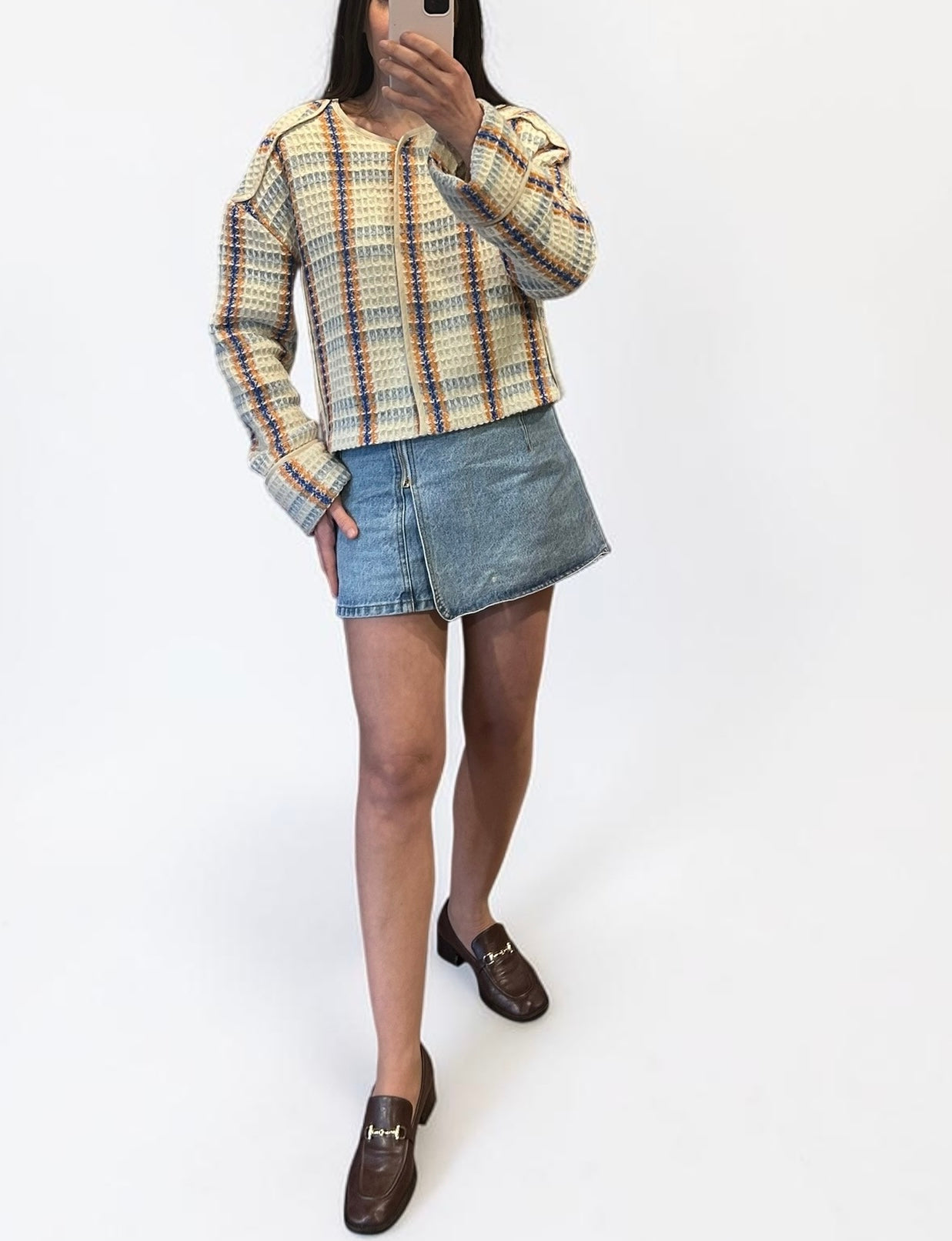 Nanushka Waffle Textured Jacket