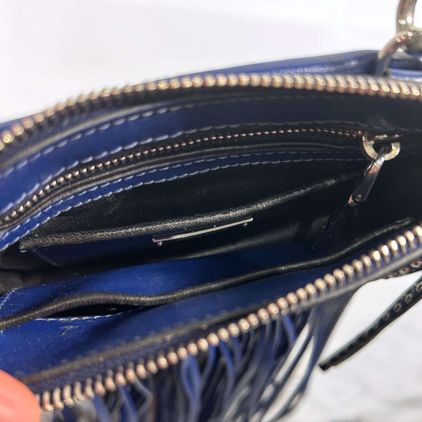 Miu Miu fringe studded crossbody bag