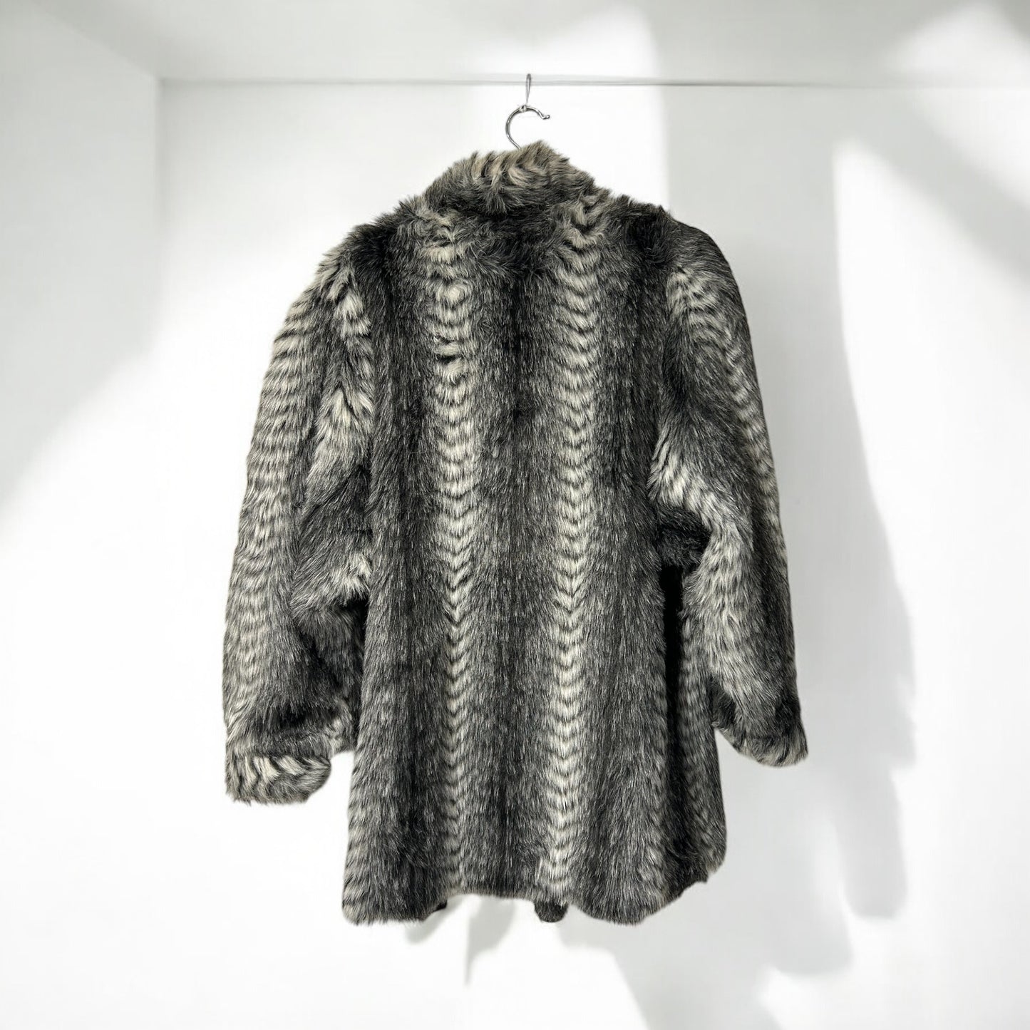 Vintage synthetic fur coat