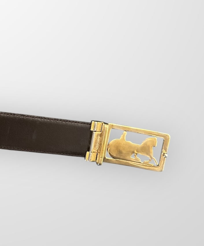 Vintage Celine Horse Carriage Belt