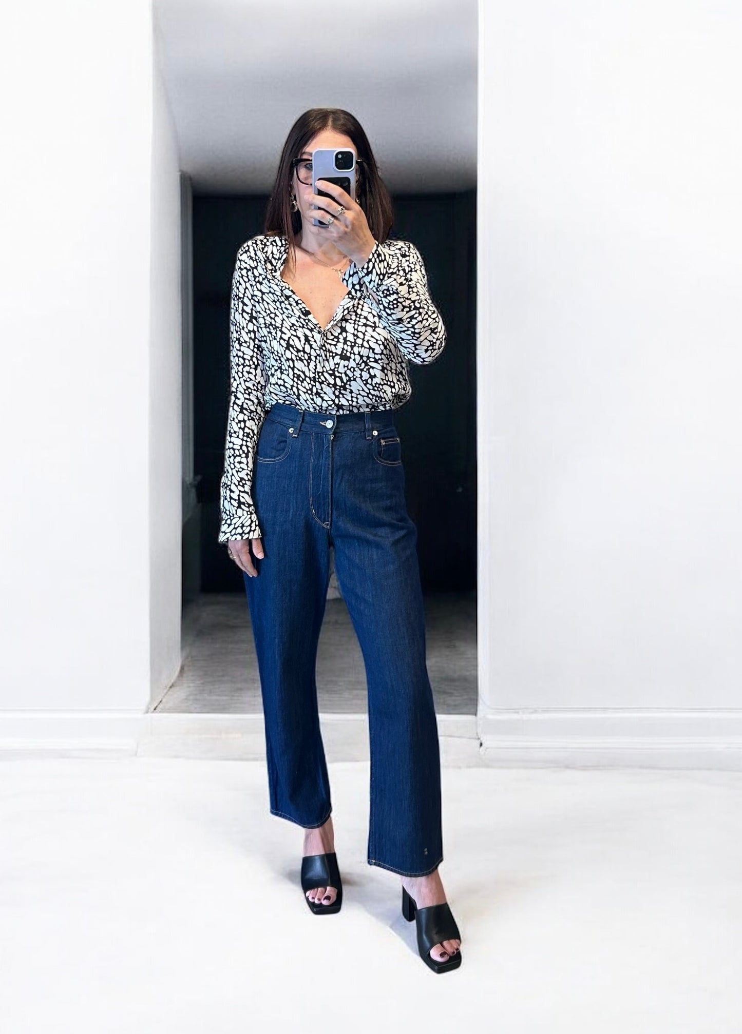 Vintage Trussardi Silk Button-up shirt
