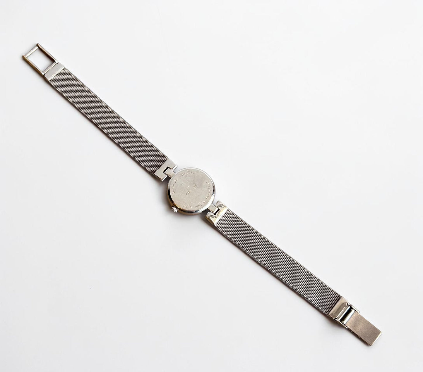 Vintage Geneve Roman Dial Mesh Watch | 1990s