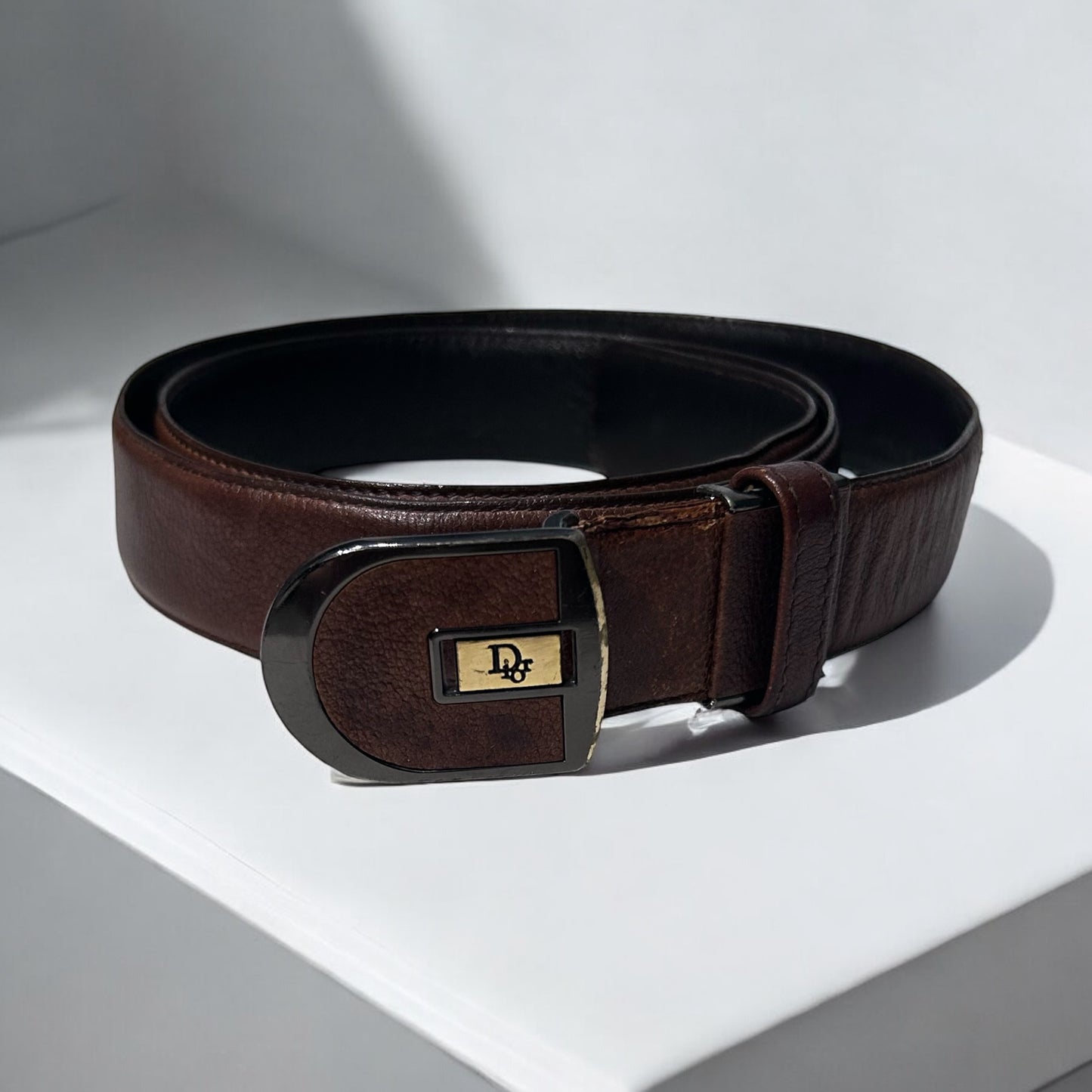 Vintage Dior leather belt