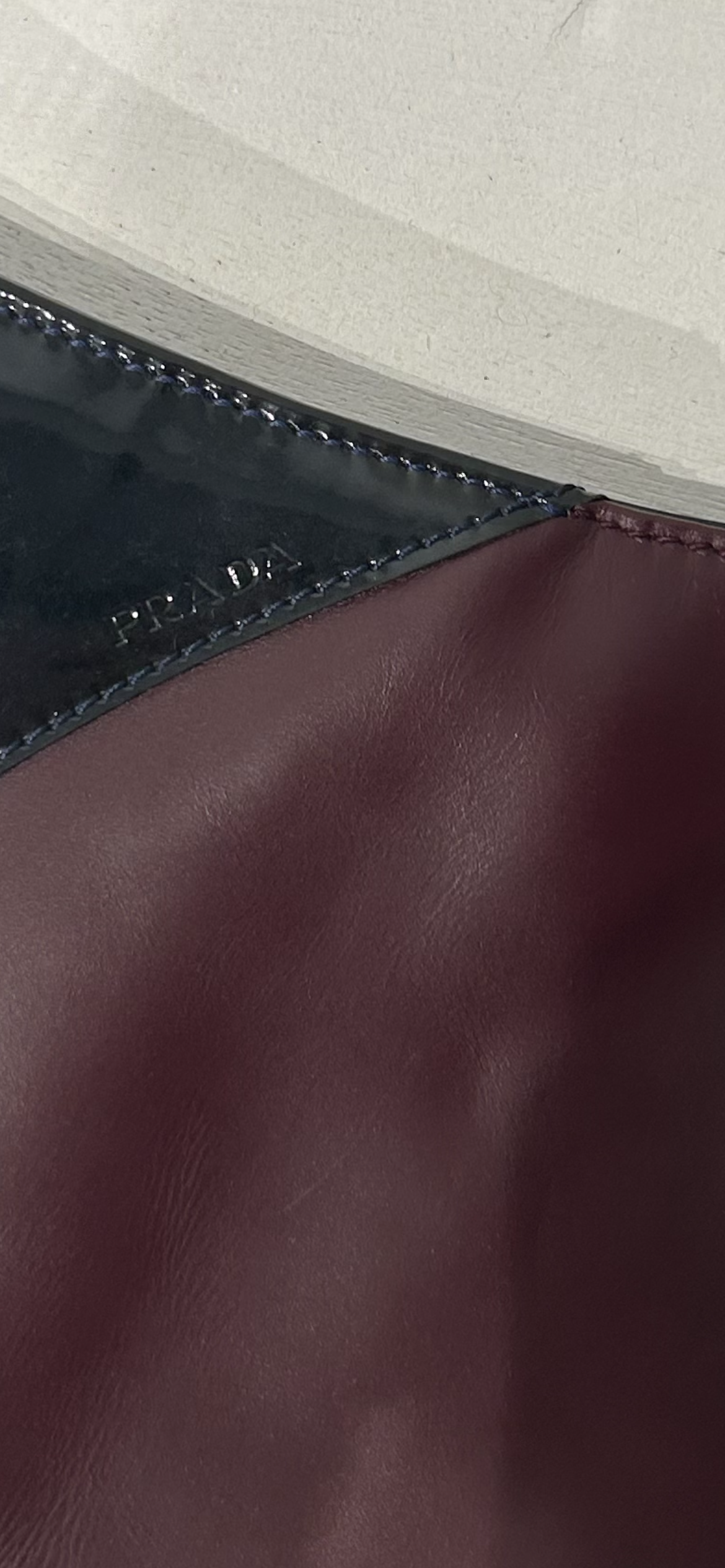 2000’s Prada leather shoulder bag