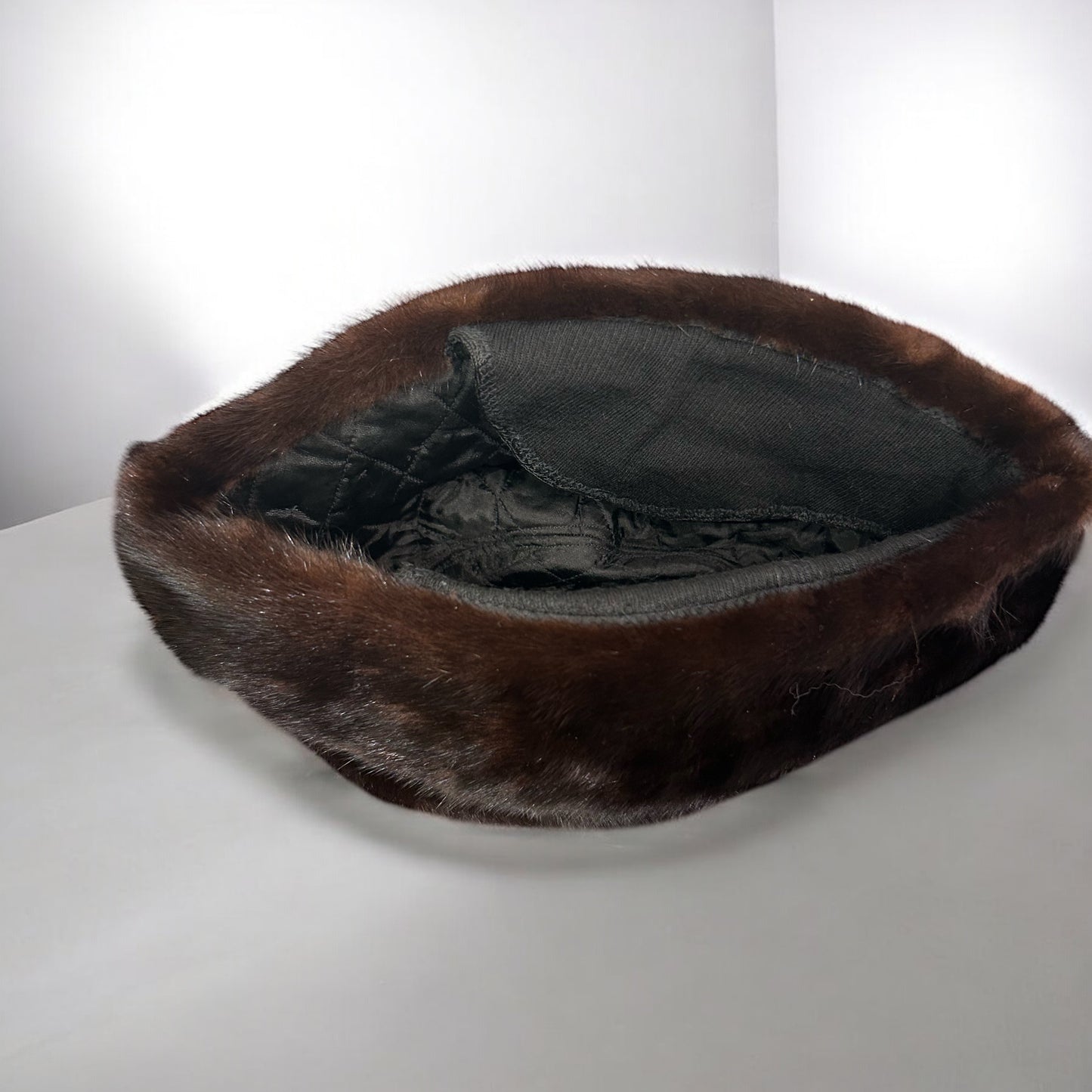 Vintage Brown Fur Hat