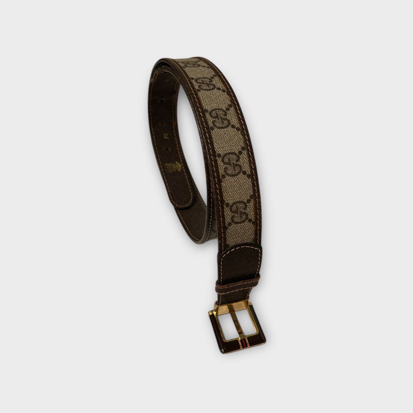 Vintage Gucci Monogram belt