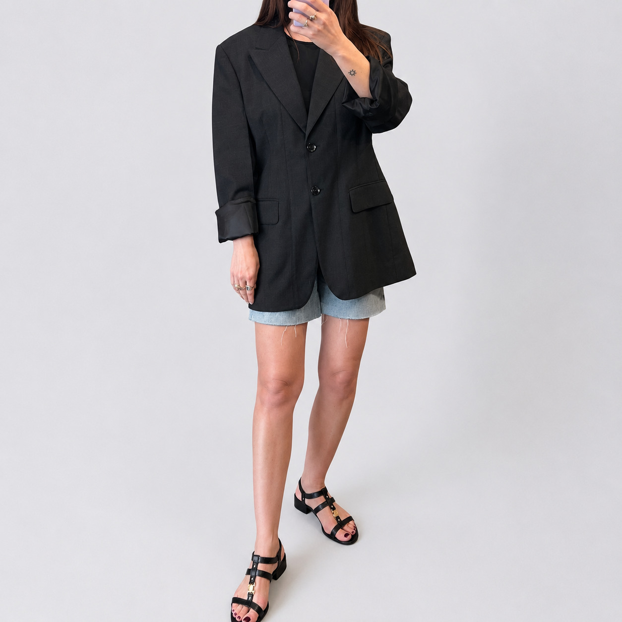 Acne Studios Wool Blazer with Viscose Lining