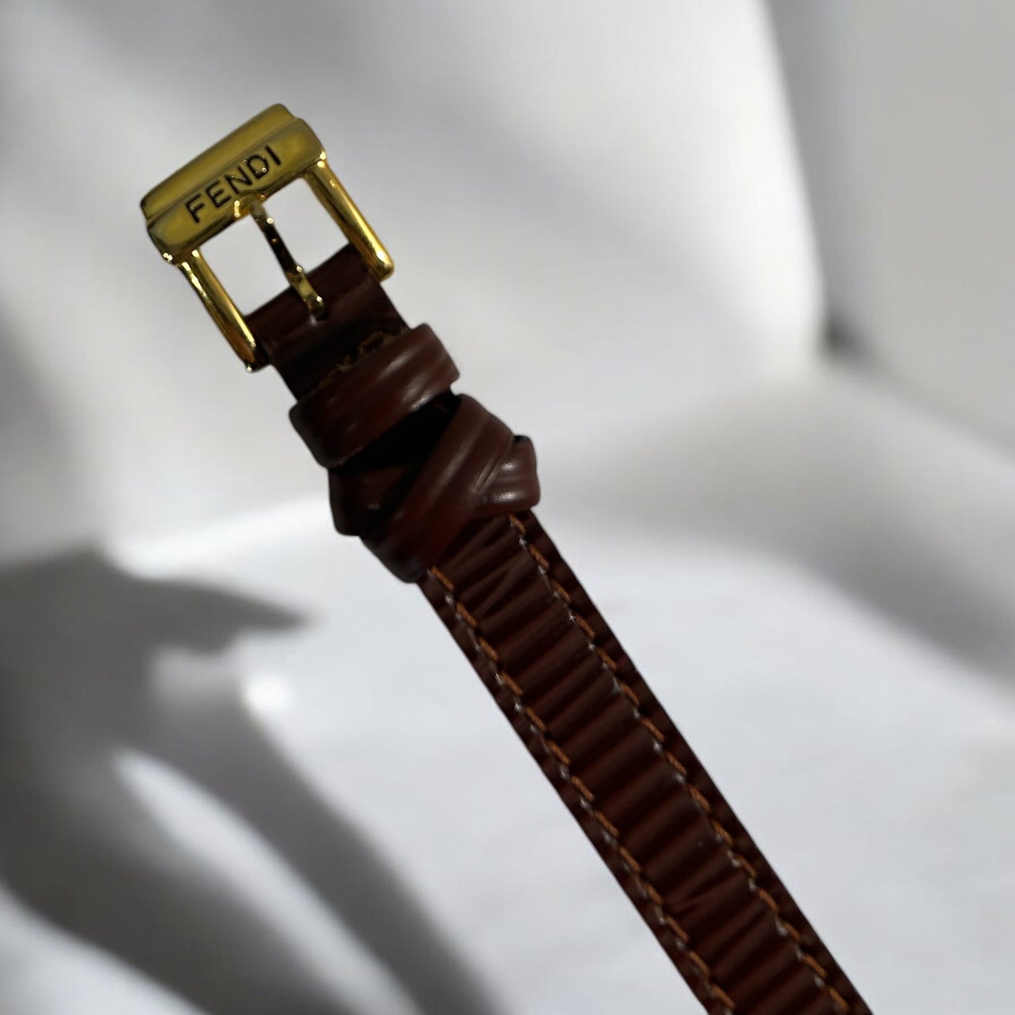 Vintage Fendi Gold Plated Watch with Interchangeable Straps