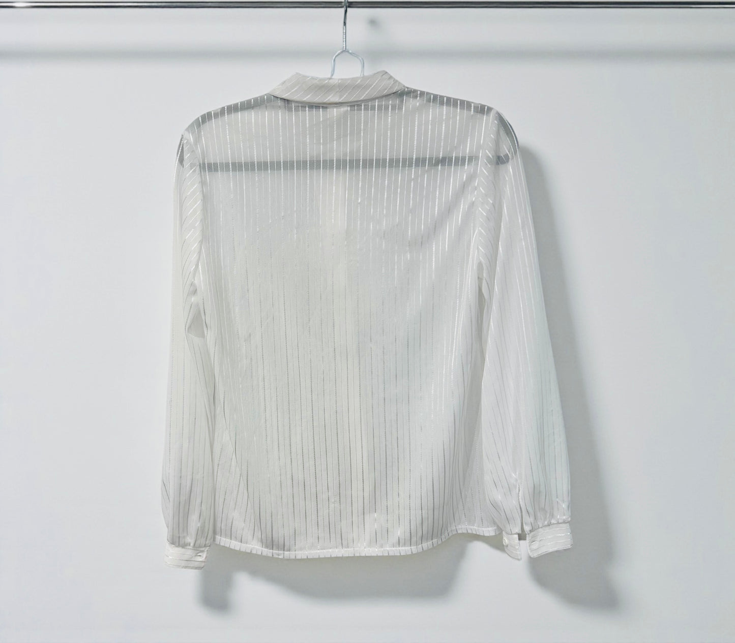Vintage Sheer White Blouse