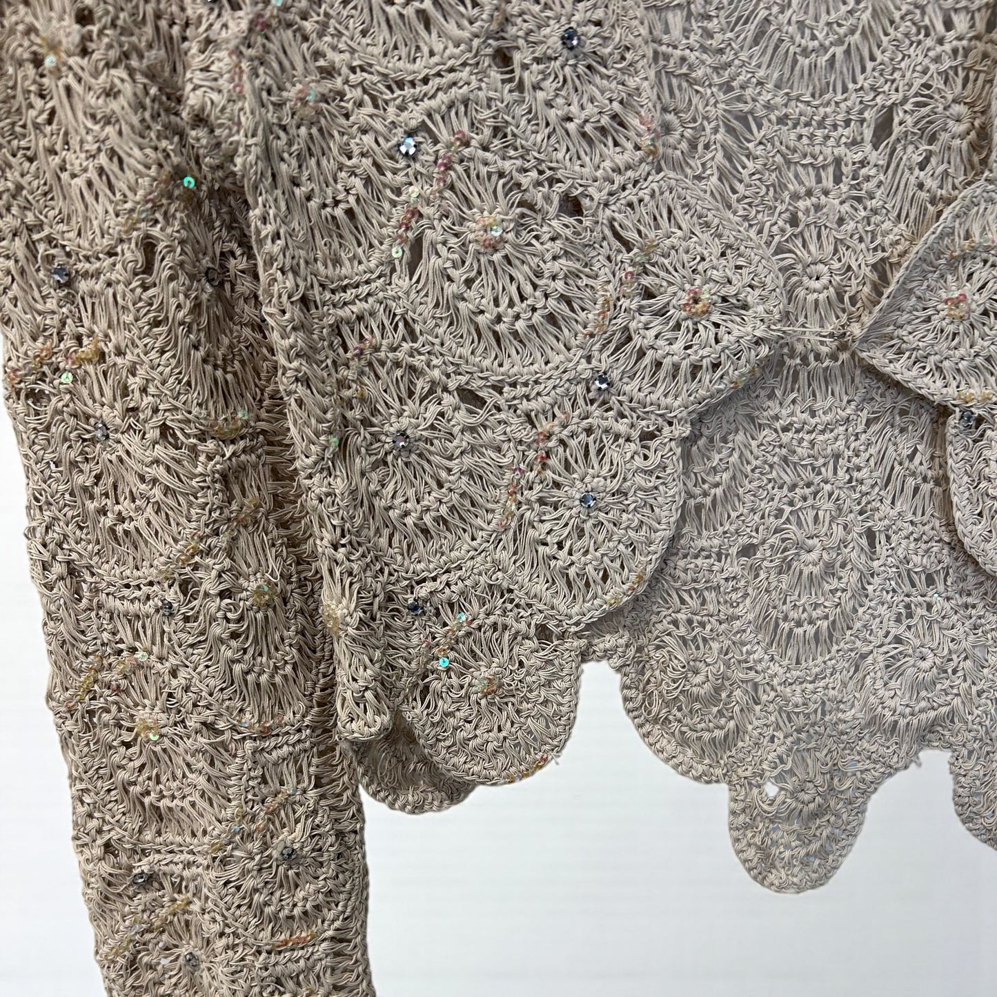 Vintage Hand Made Crochet Cardigan