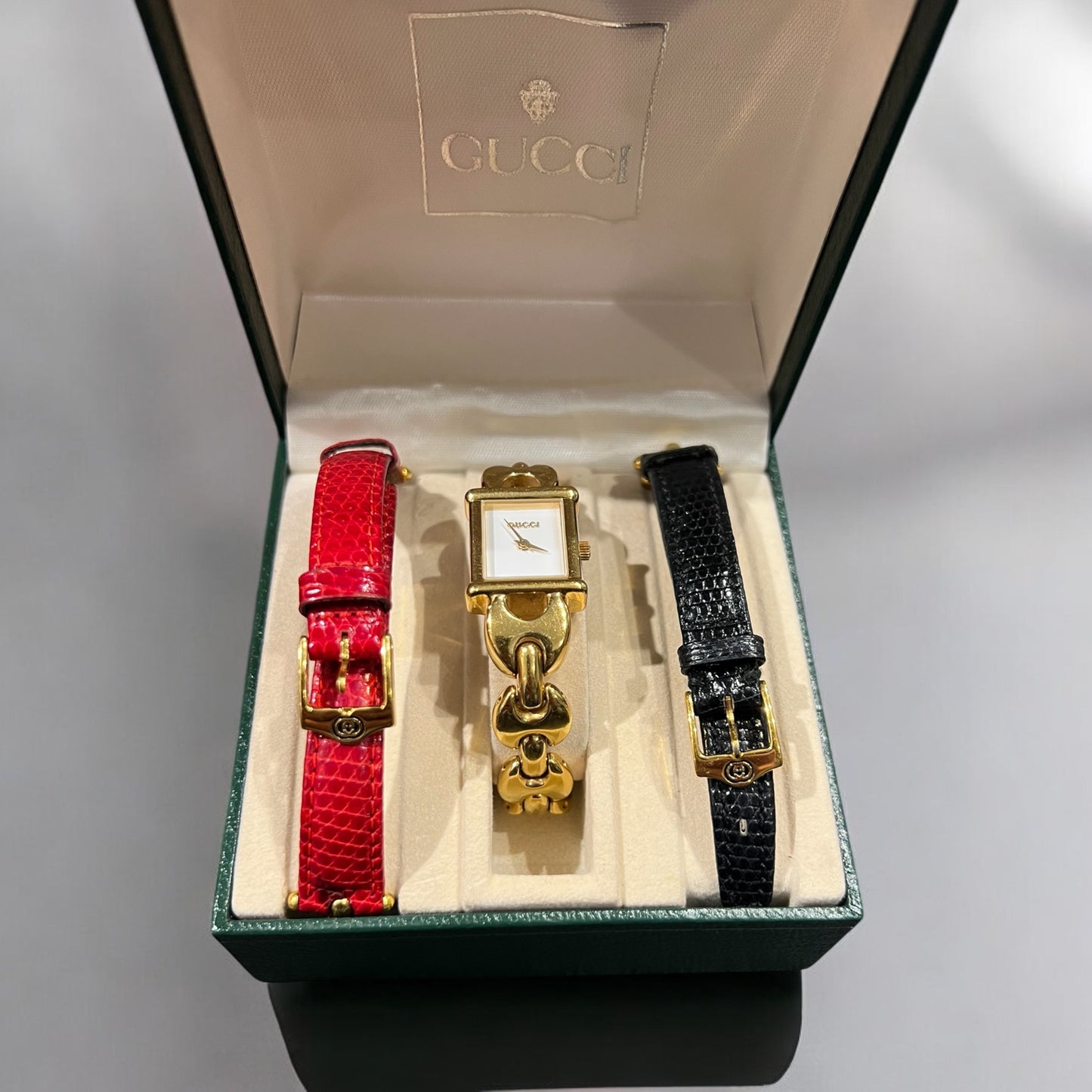 Vintage Gucci interchangeable strap watch