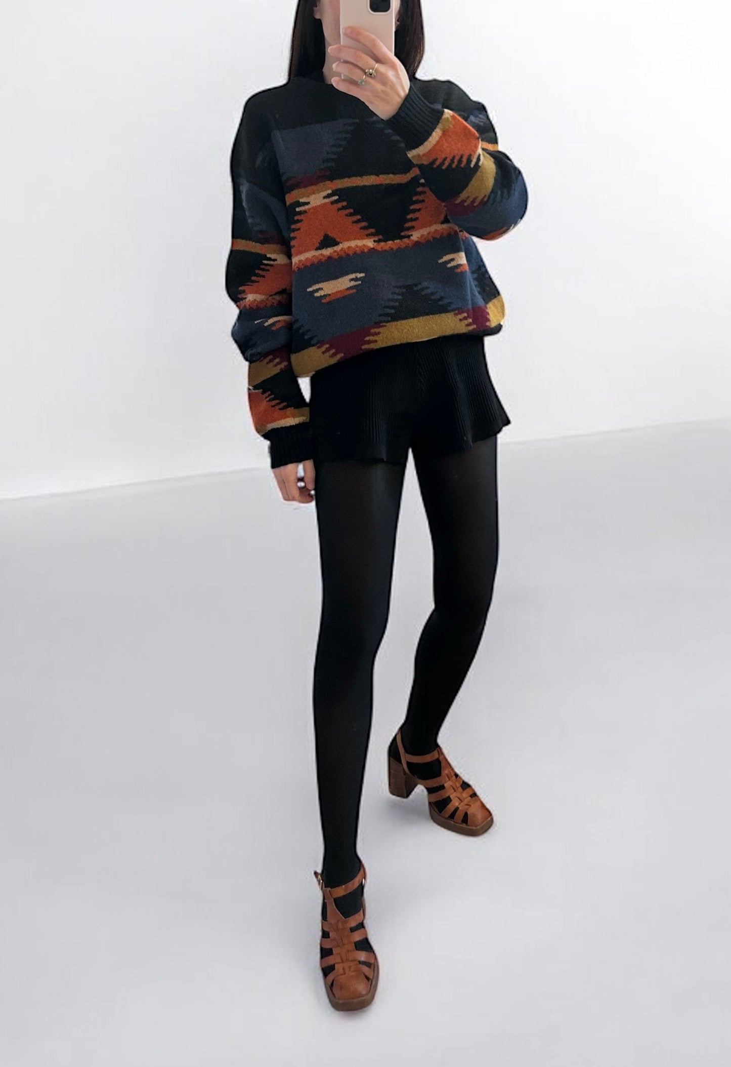 CHAPS Ralph Lauren Southwestern Knit Sweater|90׳s