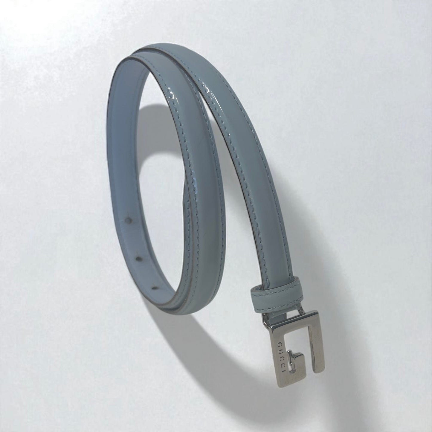Vintage Gucci Light Blue belt