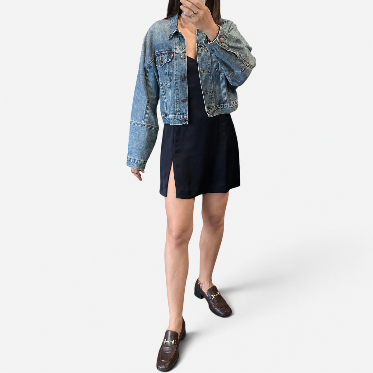 Levi’s Cropped Denim Jacket