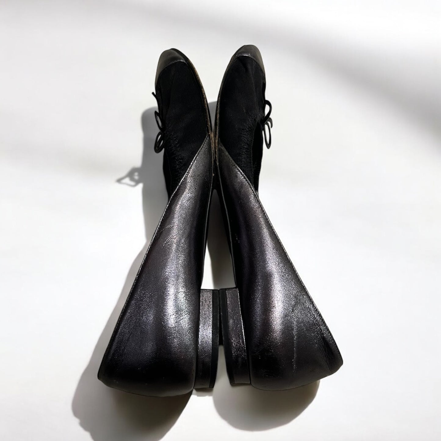 Chanel leather ballet flats