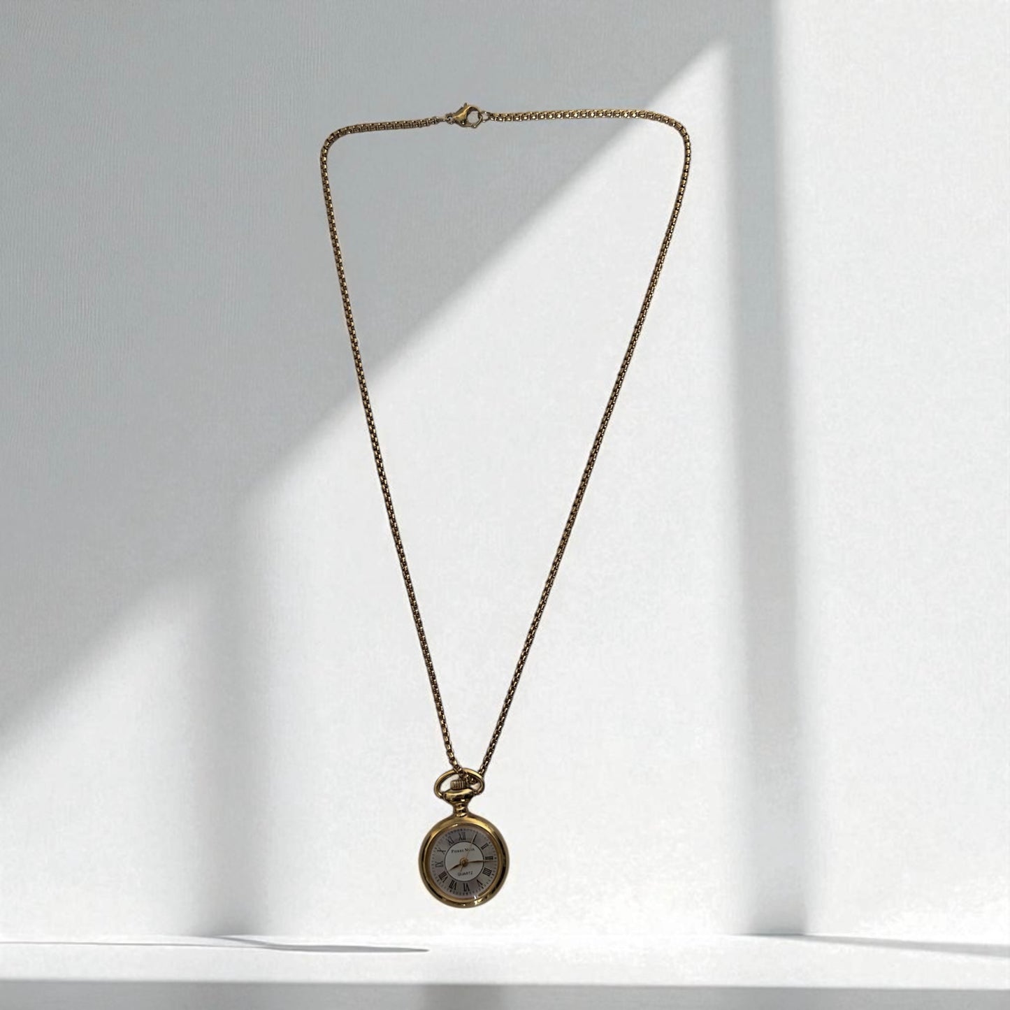 Vintage Pierre Nicol watch pendant necklace