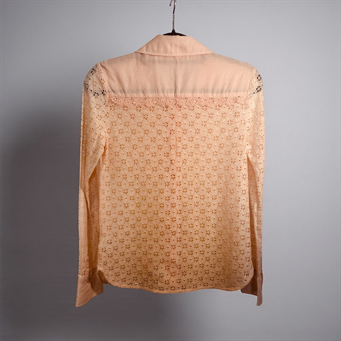 See by Chloé Lace Button-Up Blouse